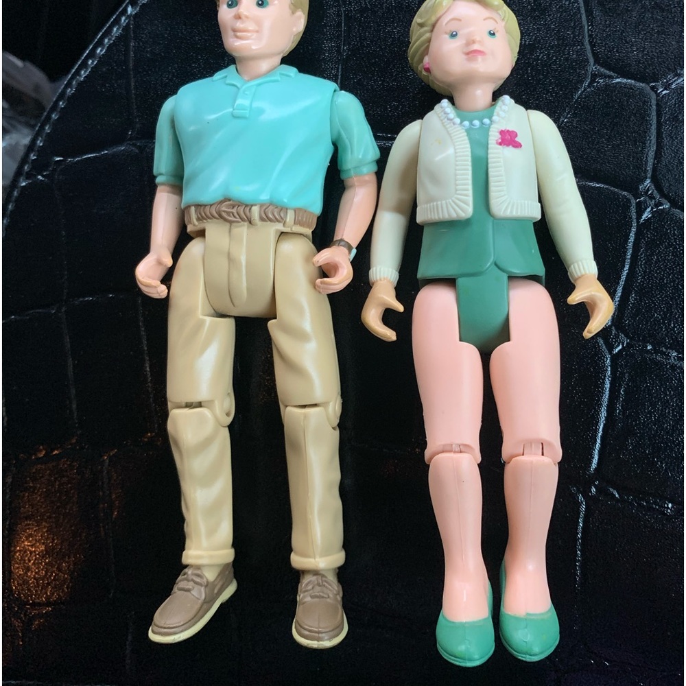 Fisher Price Loving Family Dollhouse Father and Nana/Grandmother Figurines